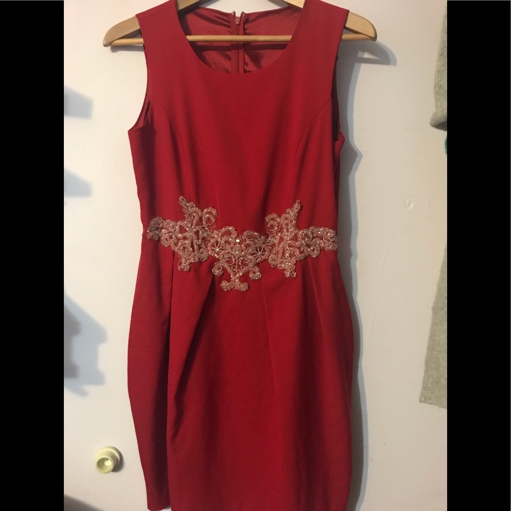 Red dress